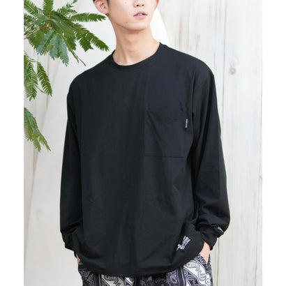 ディア ローレル DEAR LAUREL ディアローレル ラッシュガード メンズ 長袖 Tシャツ ロンT （BLK）｜詳細画像