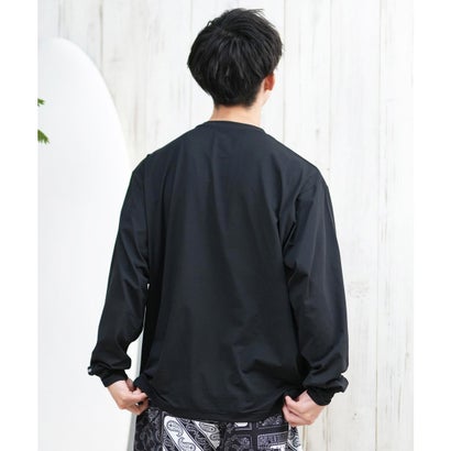 ディア ローレル DEAR LAUREL ディアローレル ラッシュガード メンズ 長袖 Tシャツ ロンT （BLK）｜詳細画像