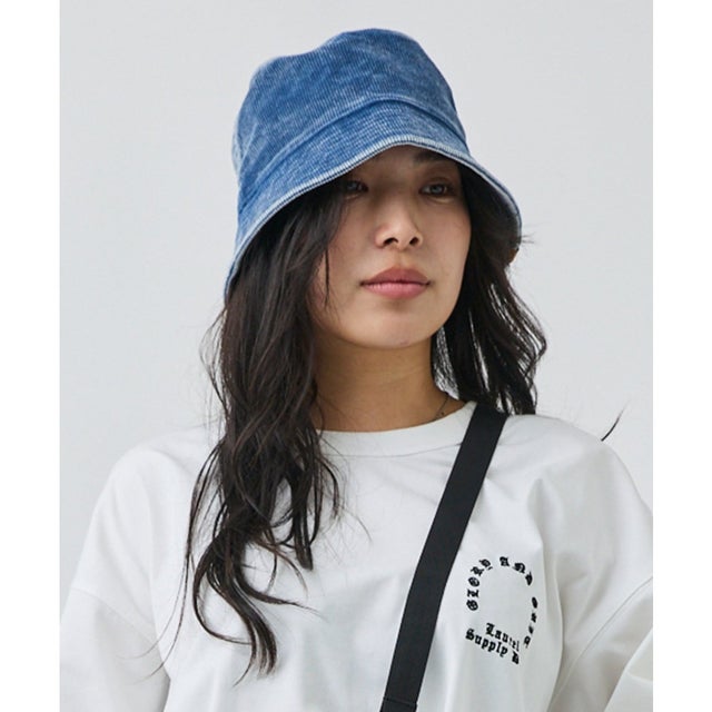 ディアローレル ハット バケハ バケットハット DL CORDUROY （BLU）