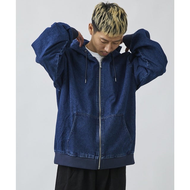 ディアローレル ジャケット メンズ デニムジャケット DENIM PARKA （NVY）