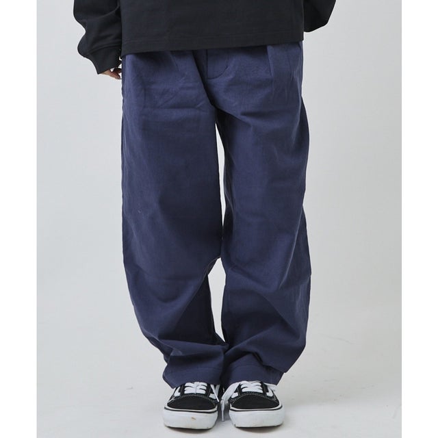 ディアローレル ロングパンツ メンズ チノ ワークパンツ 2PLEATS （NVY）