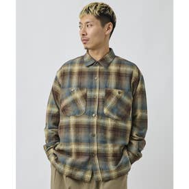 ディアローレル 長袖 シャツ メンズ チェック HERITAGE （KHK）