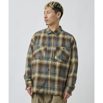 ディアローレル 長袖 シャツ メンズ チェック HERITAGE （BLK）｜詳細画像