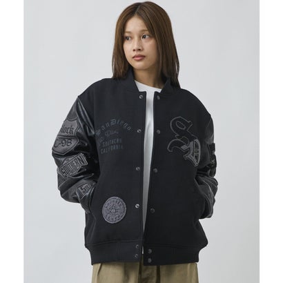 ディアローレル スタジャン メンズ オーバーサイズ SD VARSITY （BK/BK）｜詳細画像