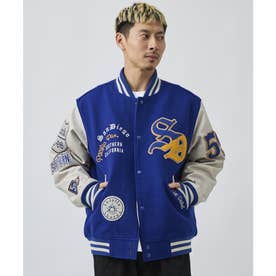 ディアローレル スタジャン メンズ オーバーサイズ SD VARSITY （BL/WT）