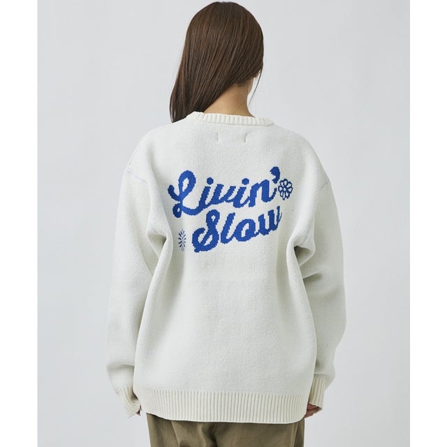 ディアローレル ニット セーター メンズ バックプリント CREW （OFF）