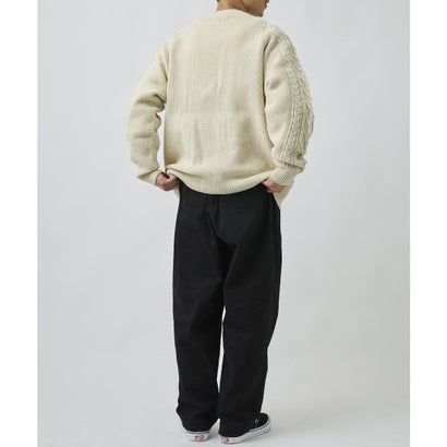 ディアローレル カーディガン メンズ ダブルジップ ARAN ZIP （NVY）｜詳細画像