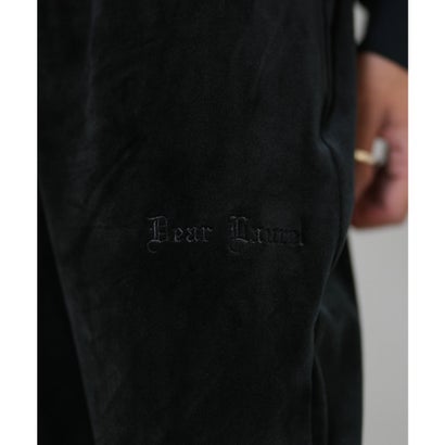 ディアローレル ジャージ トラックパンツ メンズ ベロア VELOUR （BLK）｜詳細画像
