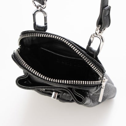 ラージウォレットバッグ （グレー/ブラック）｜詳細画像
