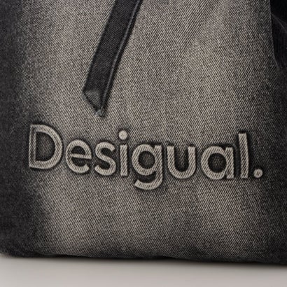 デシグアル Desigual ミディアムデニムバックパック （グレー/ブラック）｜詳細画像
