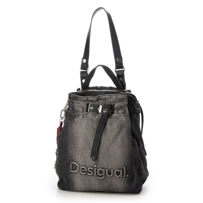 デシグアル Desigual ミディアムデニムバックパック （グレー/ブラック）｜詳細画像