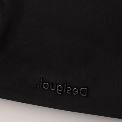 デシグアル Desigual 曼荼羅模様の刺繍入り長方形クロスボディバッグ （グレー/ブラック）｜詳細画像