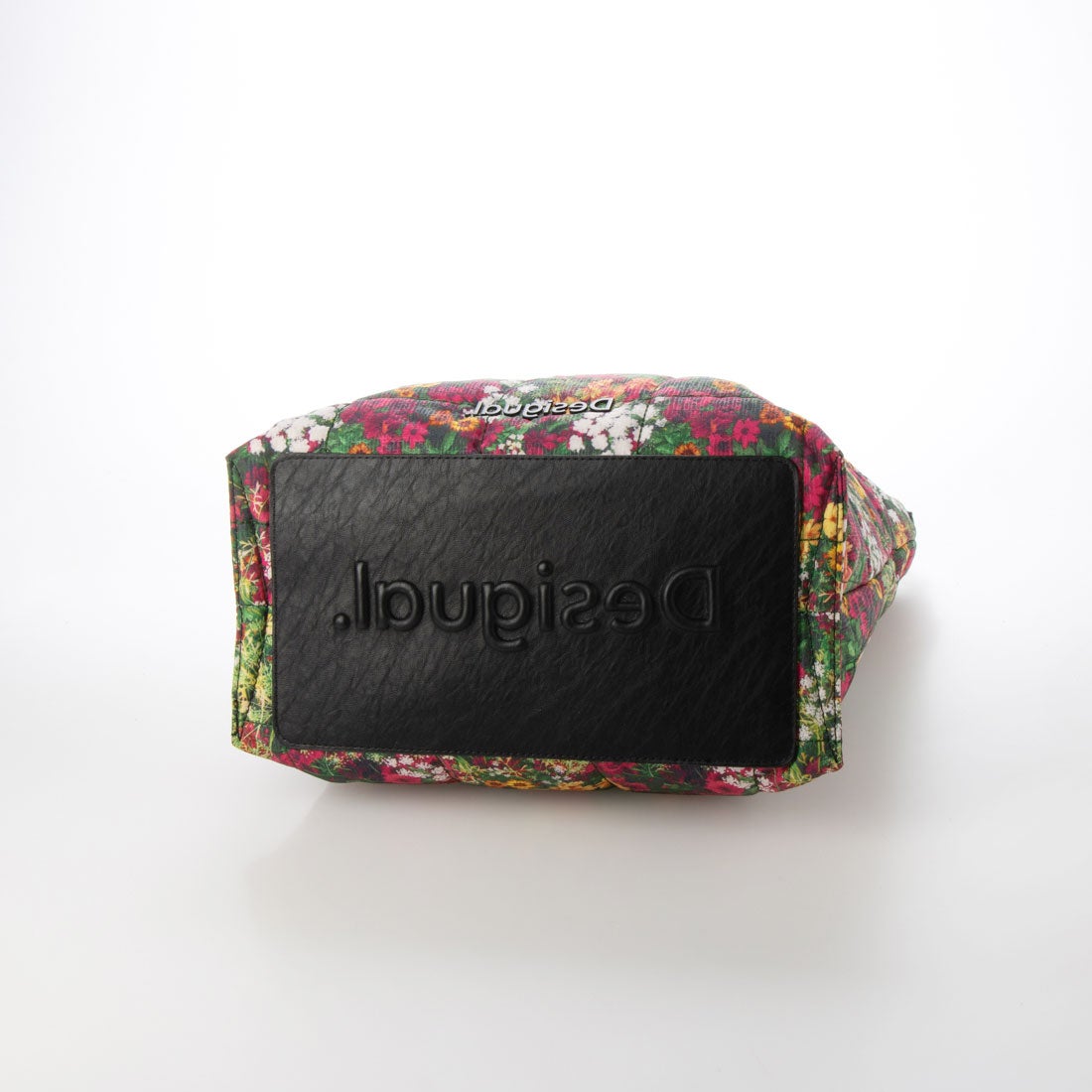 デシグアル Desigual 花柄 マキシバケットバッグ （グリーン 