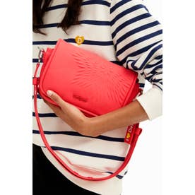 デシグアル Desigual 星モチーフ ミニクロスボディバッグ （オレンジ 