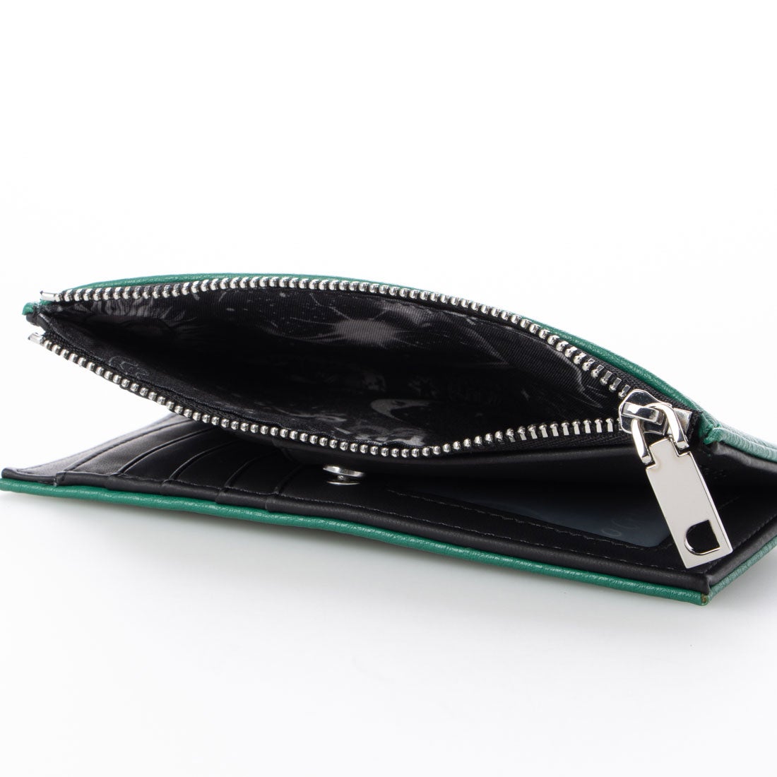 デシグアル Desigual ロゴレリーフ入りレザー調素材の長財布 （グリーン）