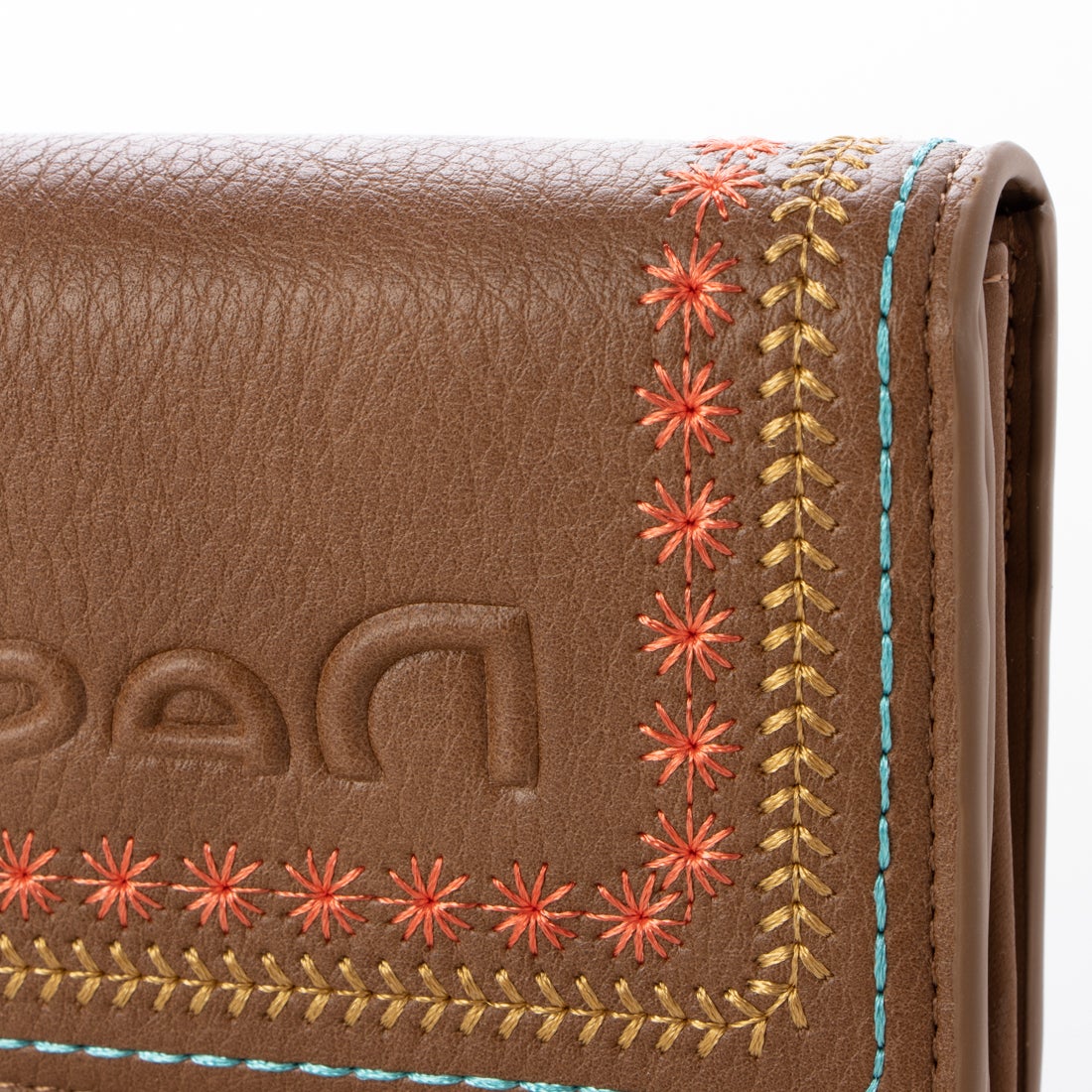 デシグアル Desigual ステッチ 財布 （ブラウン） -アウトレット通販 