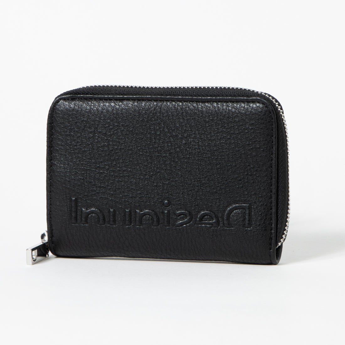 デシグアル Desigual ハーフロゴ ミニ財布 （グレー/ブラック） -靴