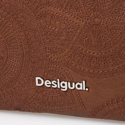 デシグアル Desigual 刺繍 マキシ財布 （ブラウン）｜詳細画像