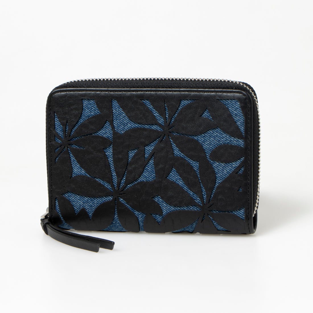 デシグアル Desigual 花柄パンチング ミニ財布 （ブルー） -靴