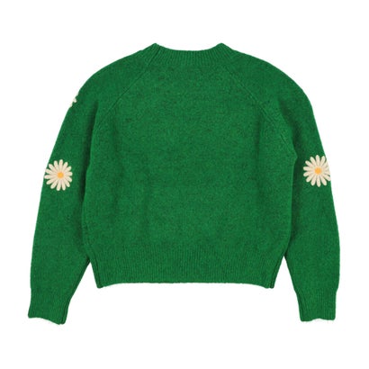 デシグアル Desigual 花刺繍 セーター （グリーン）｜詳細画像