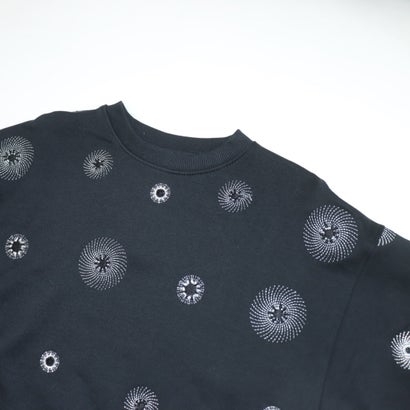 デシグアル Desigual 幾何学模様刺繍 スウェットシャツ （グレー/ブラック）｜詳細画像