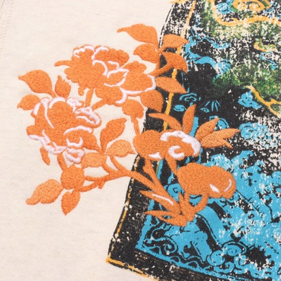 刺繍入りスリーブスウェット （ホワイト）｜詳細画像