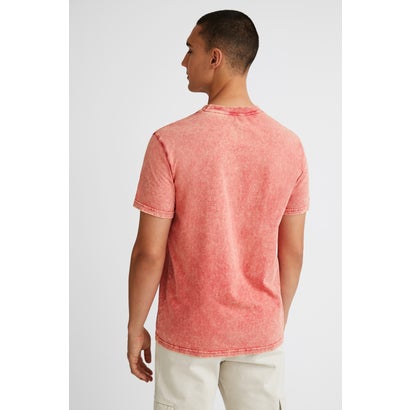 デシグアル Desigual メンズ Tシャツ半袖 CAMISA COLLEGE 1 （ピンク/レッド）｜詳細画像