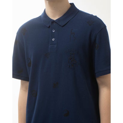 デシグアル Desigual メンズ ポロシャツ半袖 POLO SKULL （ブルー）｜詳細画像