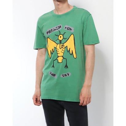 デシグアル Desigual メンズ Tシャツ半袖 T-SHIRT OSAKA （グリーン）｜詳細画像