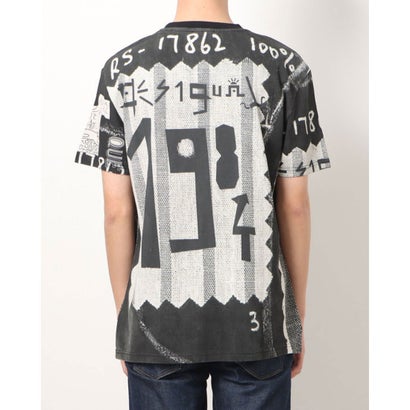 デシグアル Desigual メンズ Tシャツ半袖 T-SHIRT NEW MEXICO （グレー/ブラック）｜詳細画像