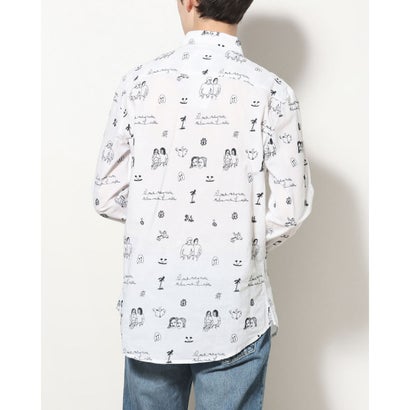 デシグアル Desigual 刺繍 ボイルシャツ （ホワイト）｜詳細画像