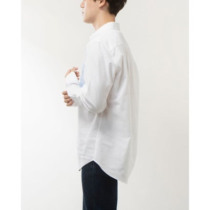 デシグアル Desigual ポケット プレーンカラーシャツ （ホワイト）｜詳細画像