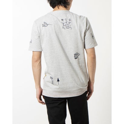 デシグアル Desigual イラスト刺繍 Tシャツ （グレー/ブラック）｜詳細画像