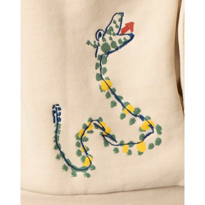 デシグアル Desigual 刺繍 スウェットボンバージャケット （ホワイト）｜詳細画像