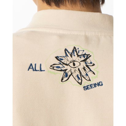 デシグアル Desigual 刺繍 スウェットボンバージャケット （ホワイト）｜詳細画像