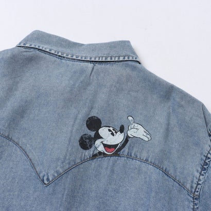 ディズニー ミッキーシャツ （ブルー）｜詳細画像