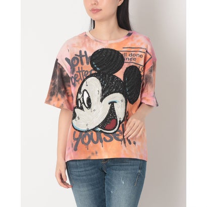 Disney オーバーサイズ ミッキーTシャツ （マルチ）｜詳細画像