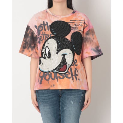 Disney オーバーサイズ ミッキーTシャツ （マルチ）｜詳細画像