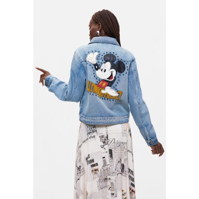 Disney ミッキー パッチワークデニムジャケット （ブルー）｜詳細画像