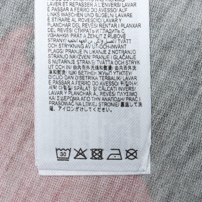 レッドフラワー長袖ニットワンピース （グレー/ブラック）｜詳細画像