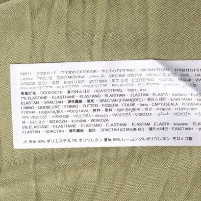 アシンメトリーノースリーブワンピース （グリーン）｜詳細画像