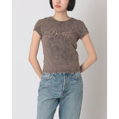 杢調 ロゴTシャツ （グレー/ブラック）｜詳細画像