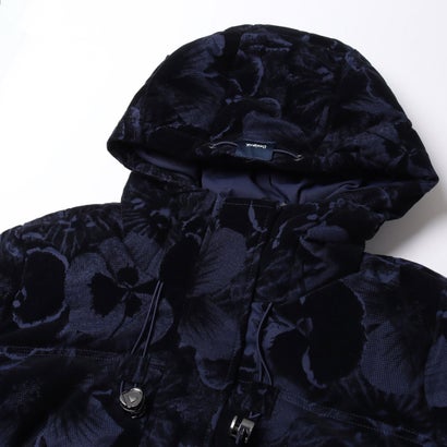 デシグアル Desigual フラワー柄ショートキルティングコート （ブルー）｜詳細画像