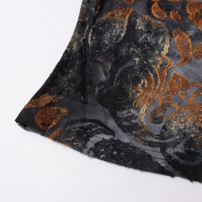 デシグアル Desigual ベルベットフラワー ワンショルダートップス （ブルー）｜詳細画像
