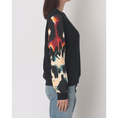 デシグアル Desigual プリントスリーブ ウェットシャツ （グレー/ブラック）｜詳細画像
