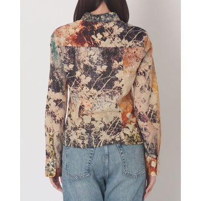 デシグアル Desigual プリント長袖シャツ （ブルー）｜詳細画像