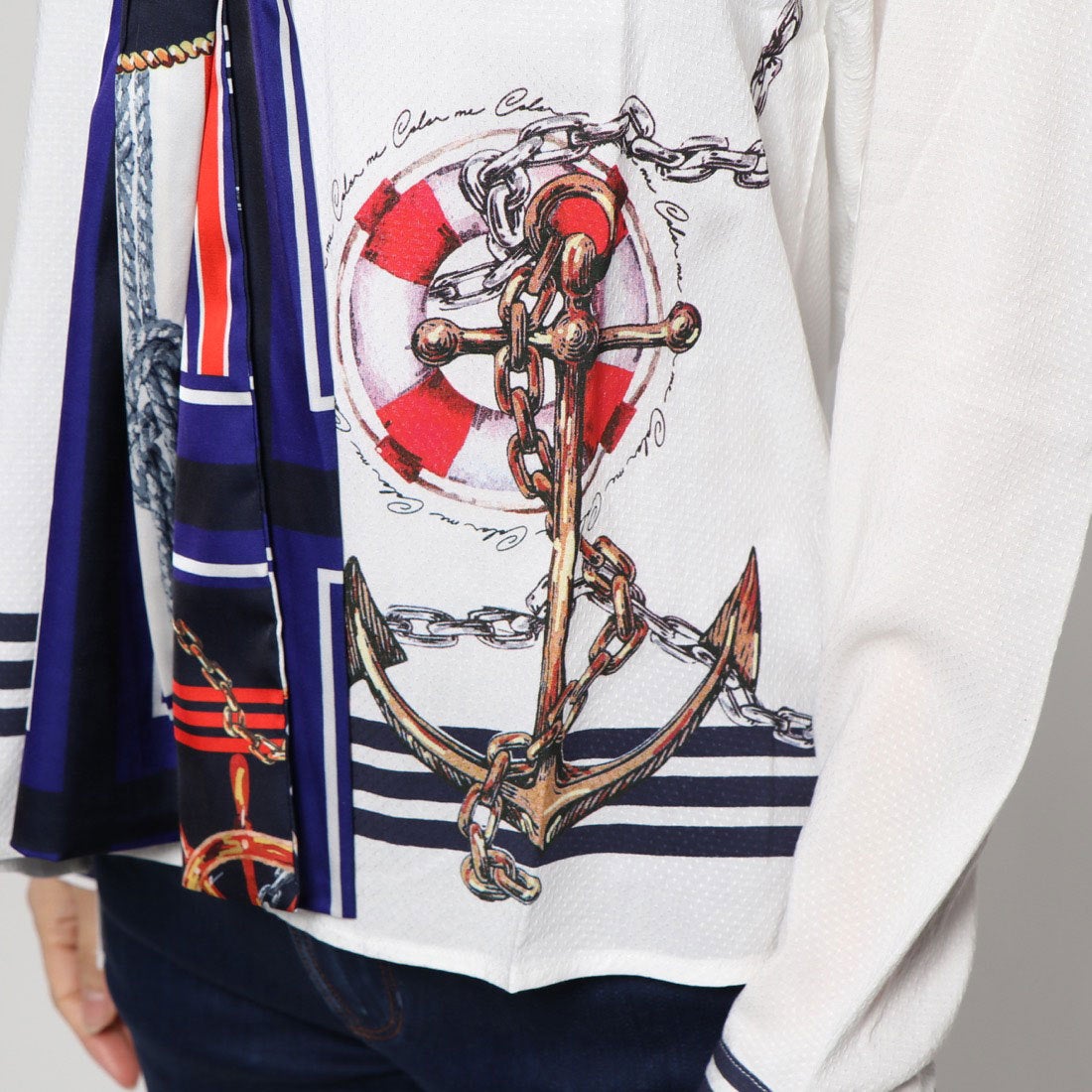 デシグアル Desigual ブローズ長袖 （ホワイト） -アウトレット通販 