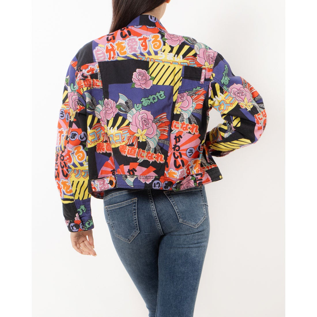 デシグアル Desigual デニムジャケット AKIRA （ピンク/レッド 