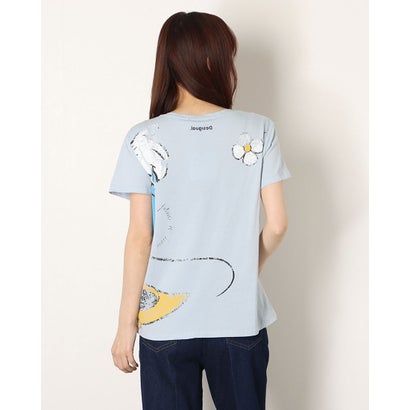 デシグアル Desigual Tシャツ半袖 MINNIE （ブルー）｜詳細画像