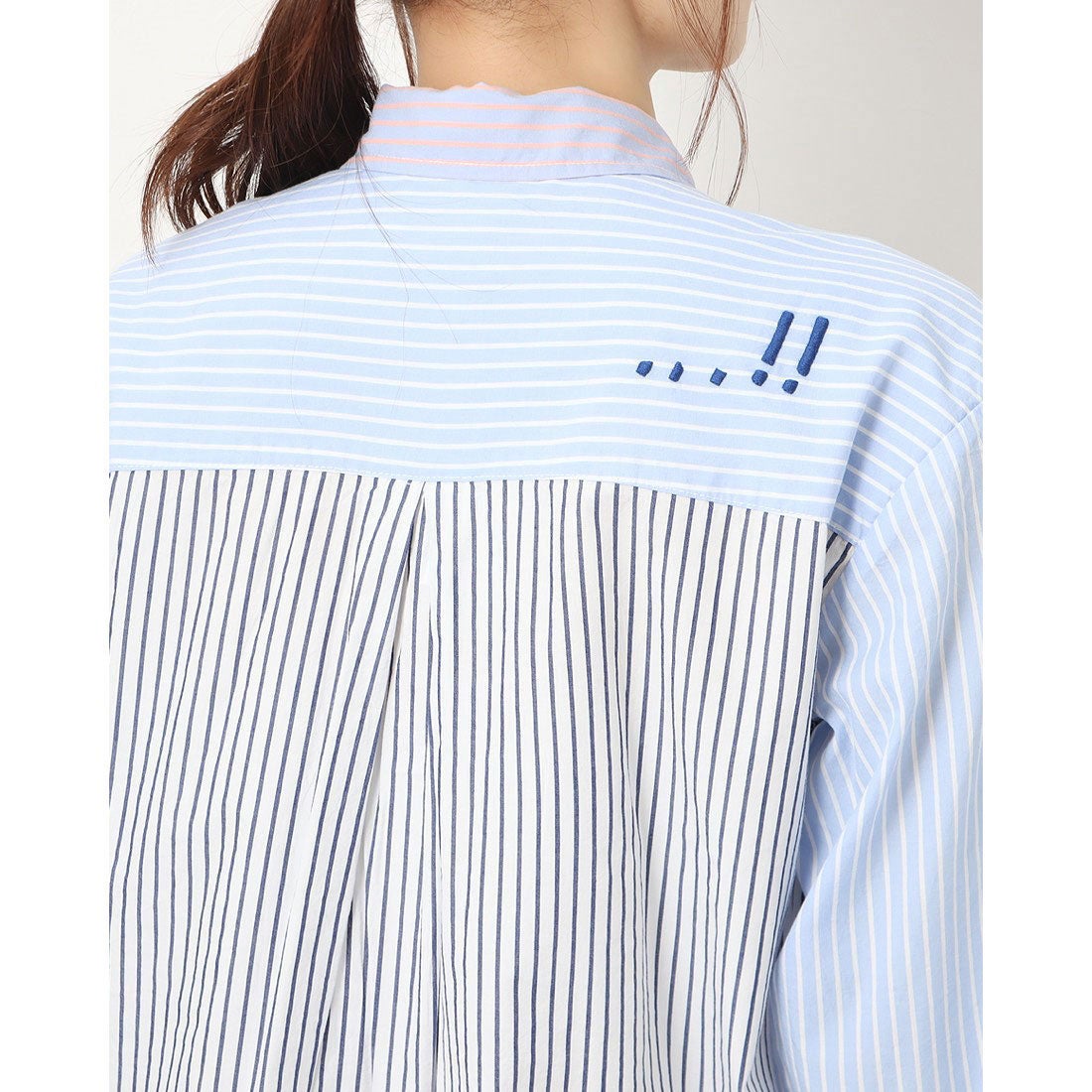 デシグアル Desigual ストライプ シャツ （ブルー） -ファッション通販 